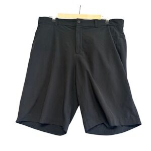 Nike Golf Tour Performance Dri-FIT Black Shorts Mens Size 34 Flat Front Activewe